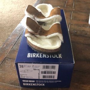 Birkenstock Arizona Fur Sandals
